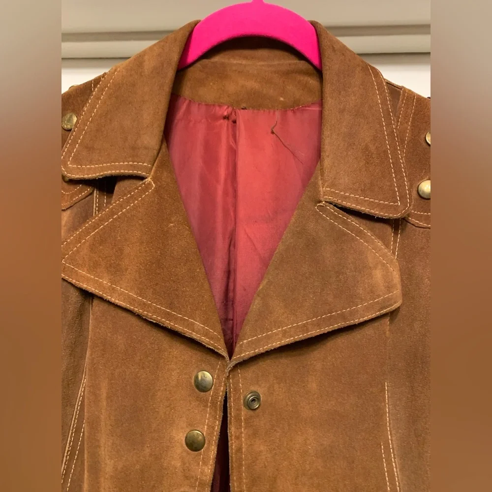🔥 Vintage Suede Jacket - Western Chic Meets Rockstar Vibes 🤠🎸🔥 - Picture 5 of 16